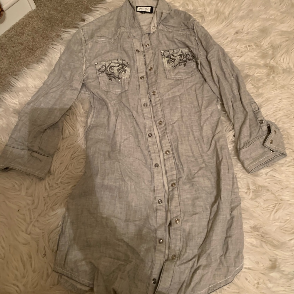 Miss Me Tunic with Cross Detail